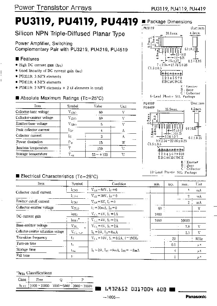 PU3119P_4499929.PDF Datasheet