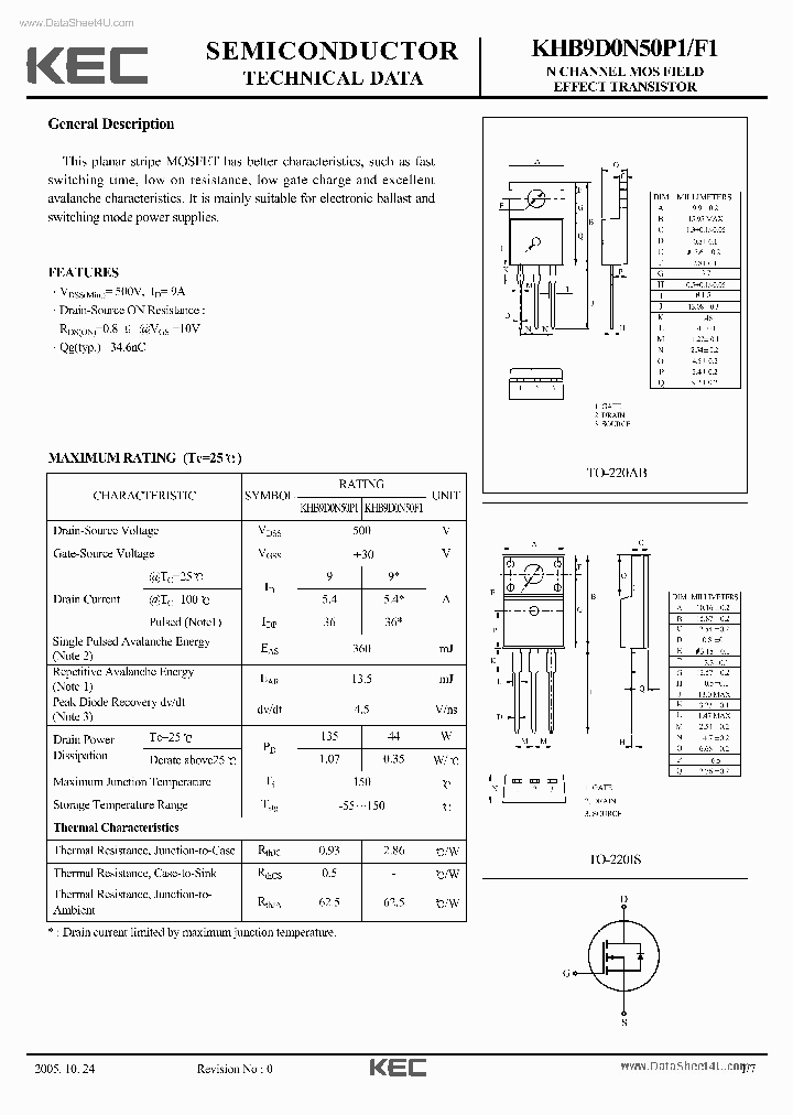 KHB9D0N50F1_4506286.PDF Datasheet