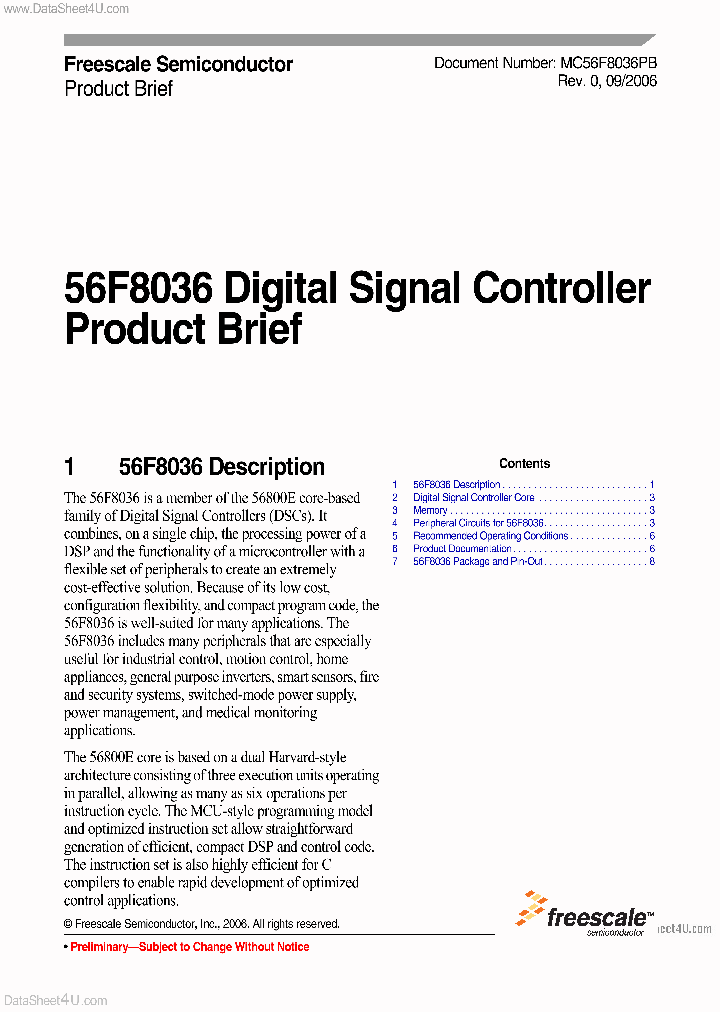 MC56F8036_4510308.PDF Datasheet