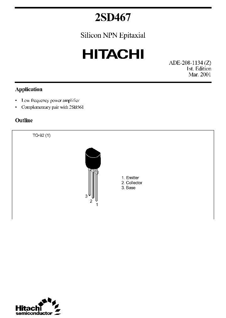 2SD467_4528120.PDF Datasheet
