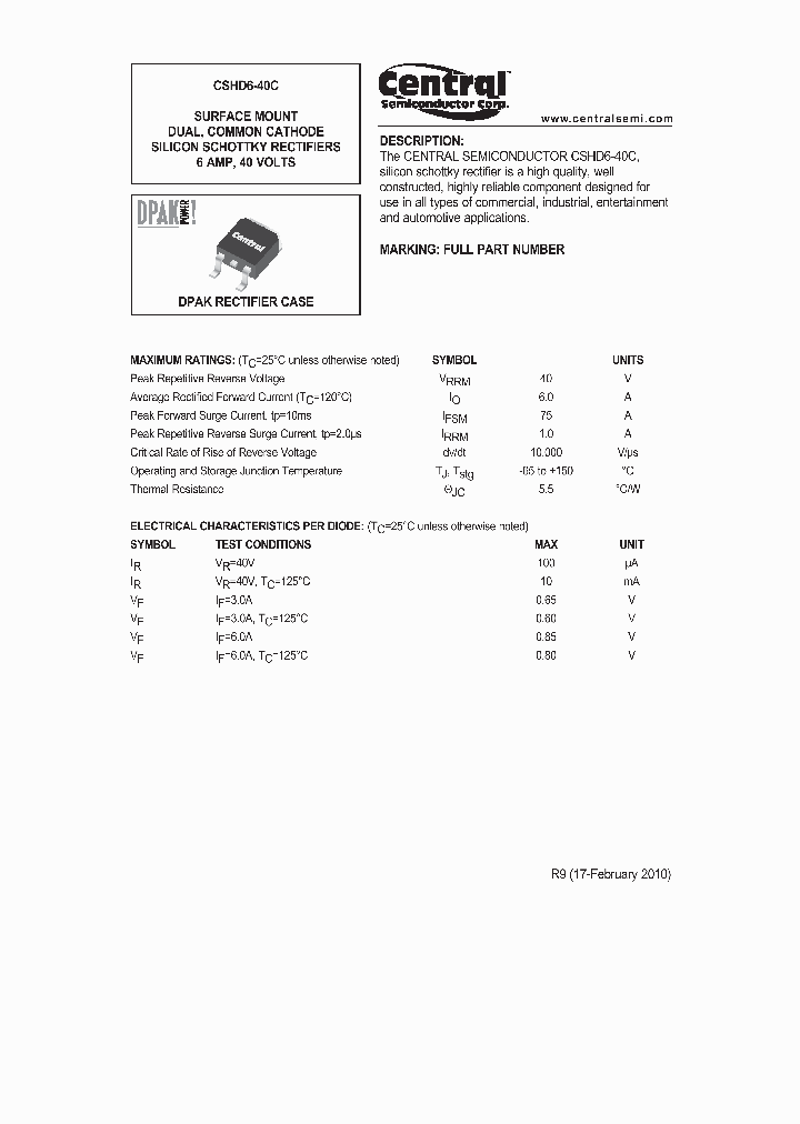 CSHD6-40C10_4535025.PDF Datasheet