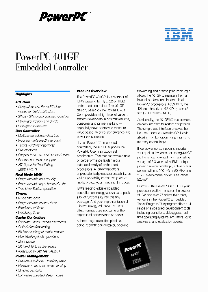 POWERPC401GF_4550014.PDF Datasheet