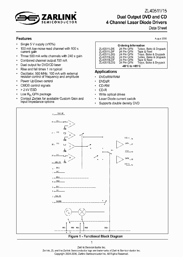 ZL40515LDG_4561422.PDF Datasheet