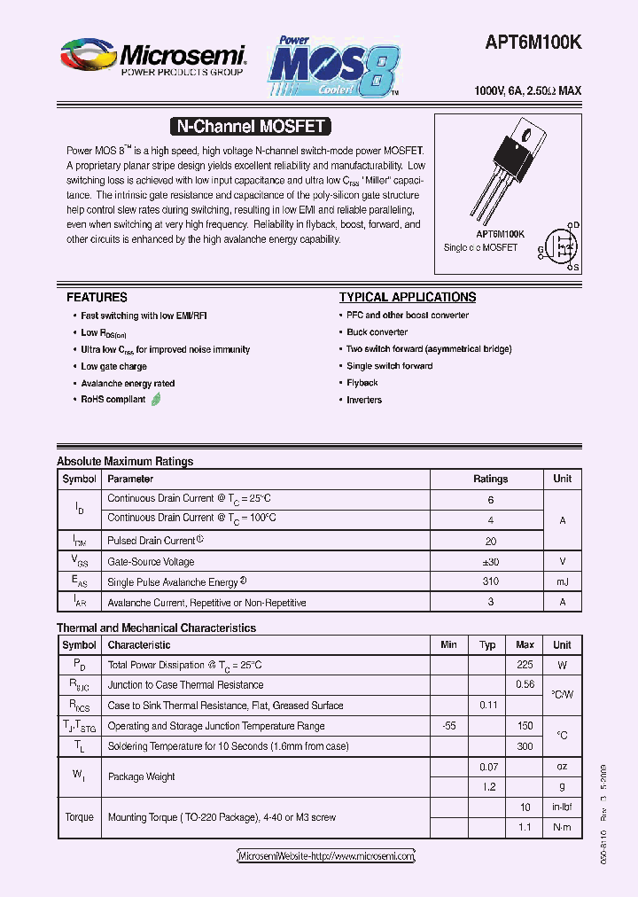 APT6M100K09_4578957.PDF Datasheet