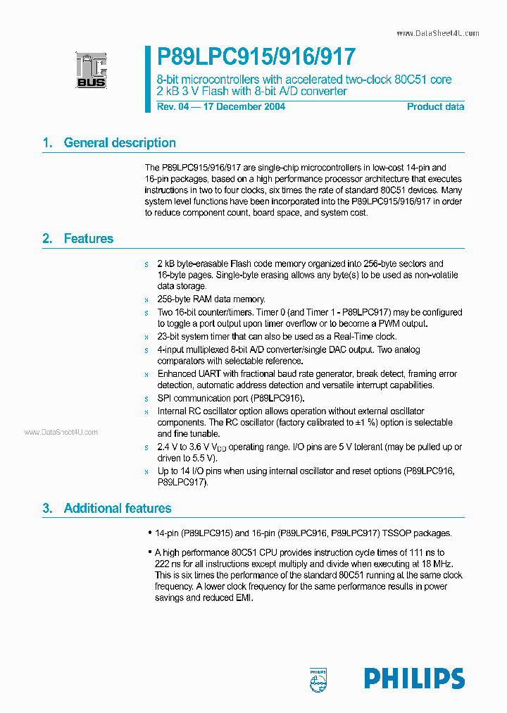 P89LPC916_4580887.PDF Datasheet