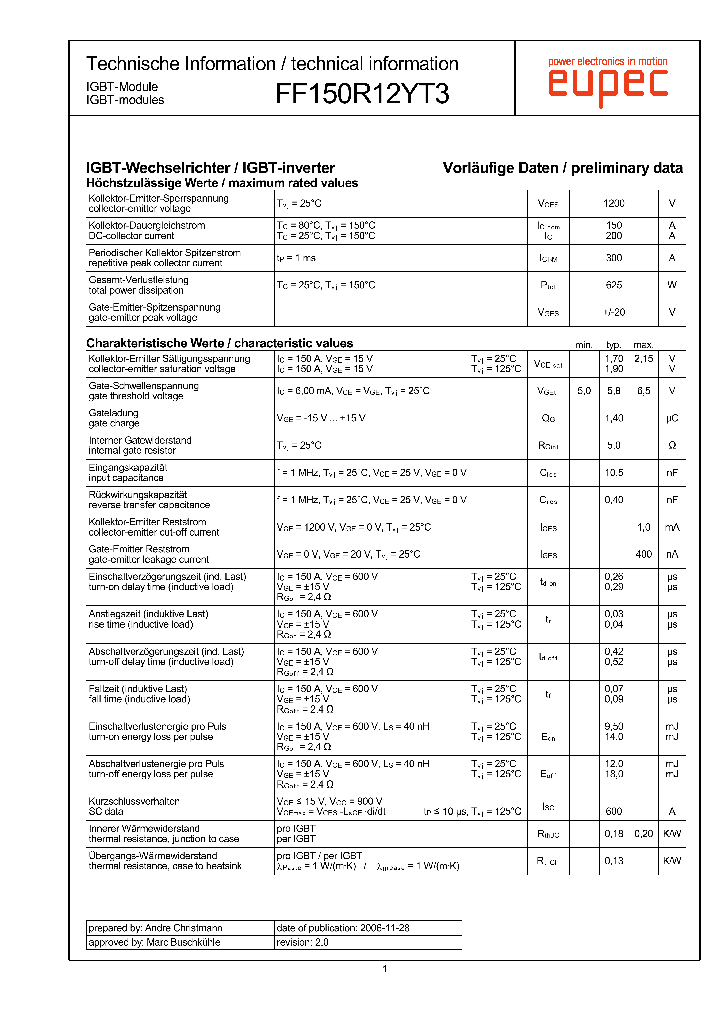 FF150R12YT3_4584222.PDF Datasheet