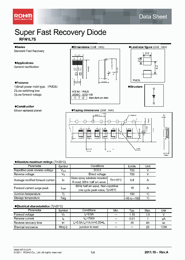 RFN1L7S_4593223.PDF Datasheet