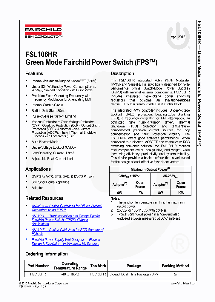 FSL106HR_4593612.PDF Datasheet