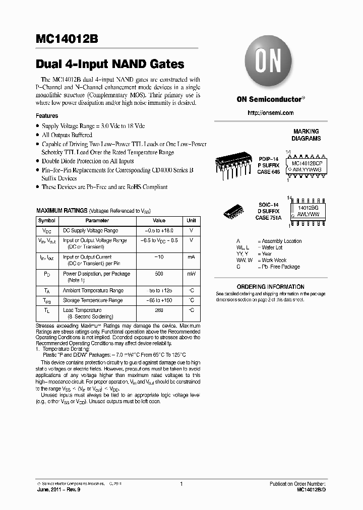 MC14012BCPG_4598419.PDF Datasheet