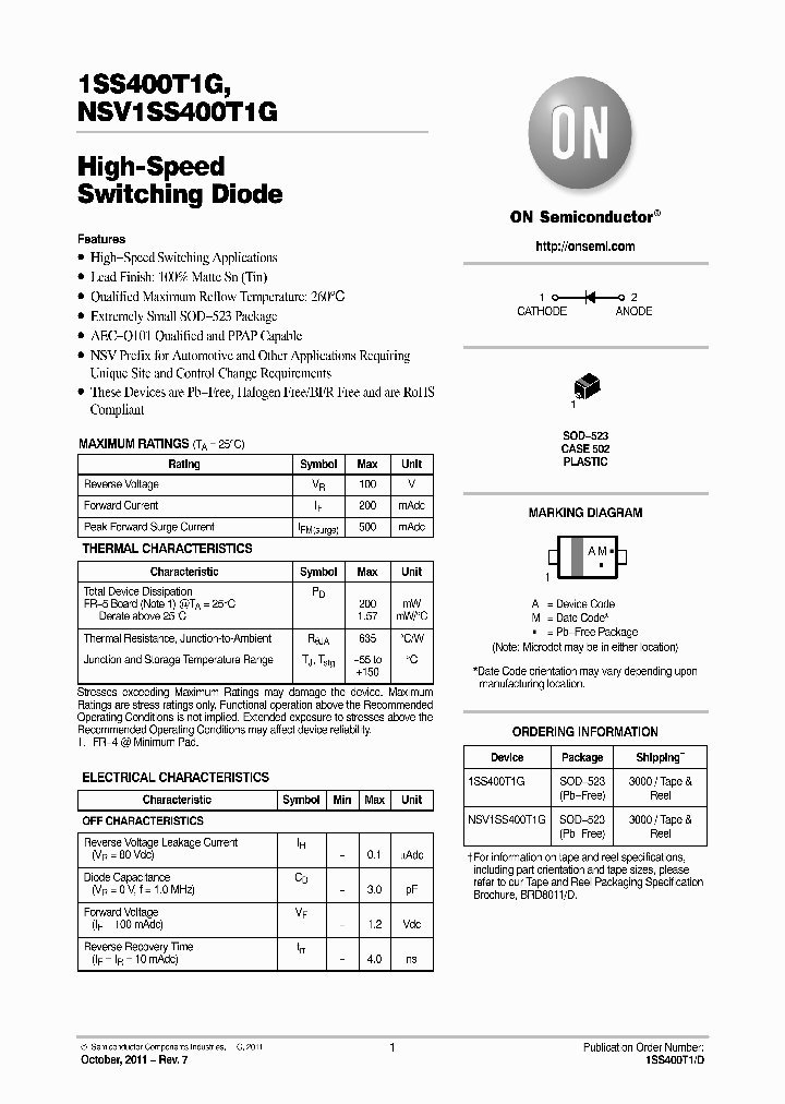 NSV1SS400T1G_4599540.PDF Datasheet