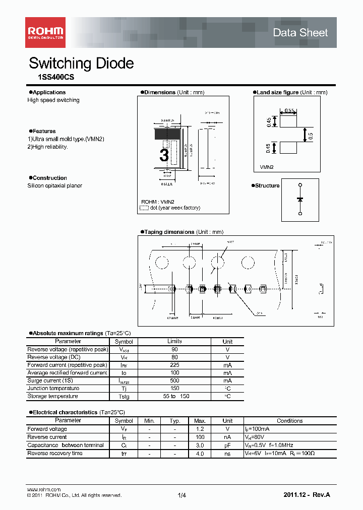 1SS400CS11_4599543.PDF Datasheet