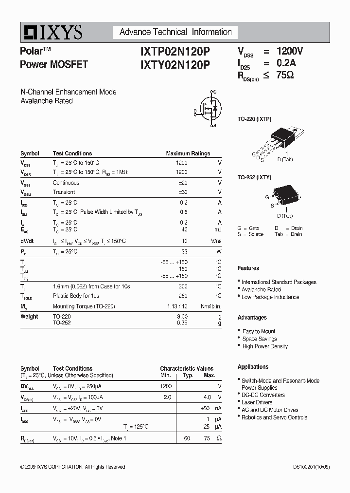 IXTP02N120P_4600480.PDF Datasheet