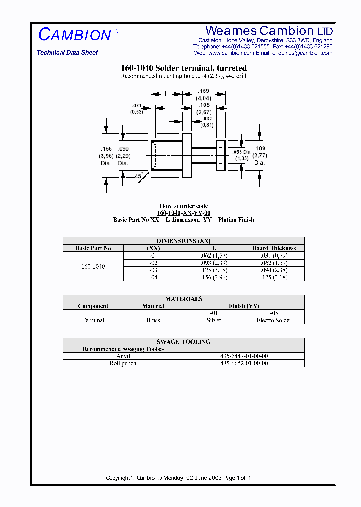 160-1040_4604306.PDF Datasheet