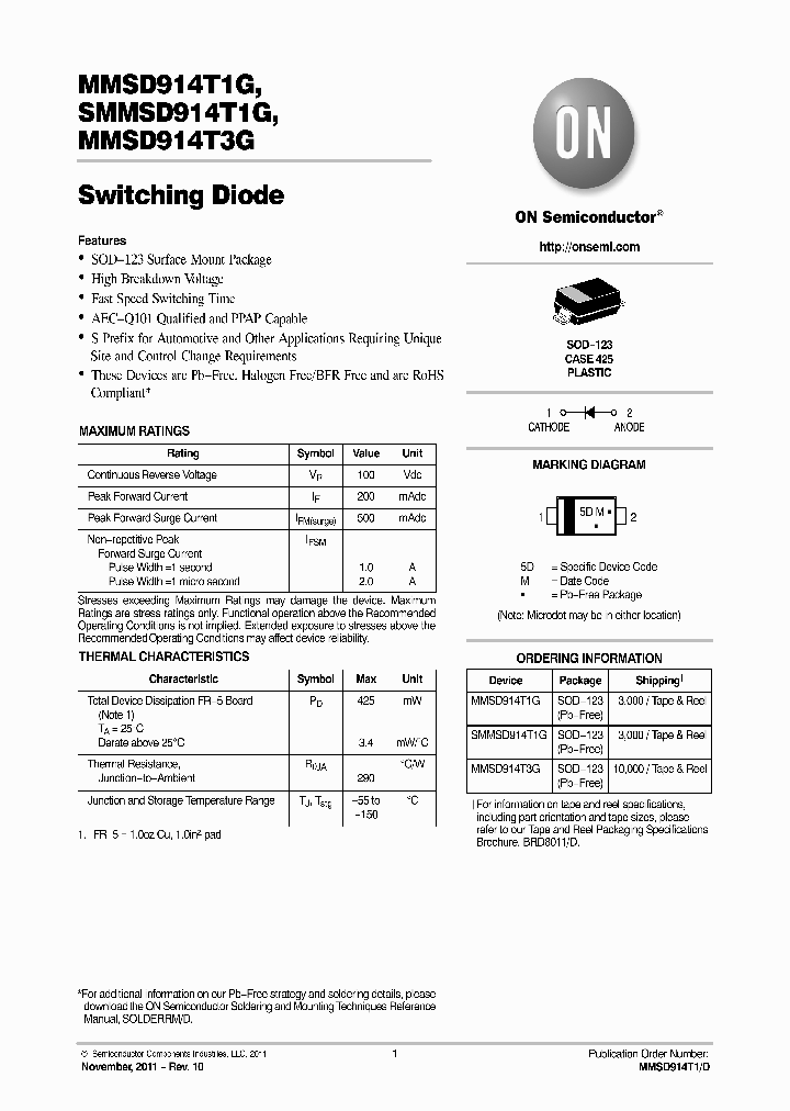 MMSD914T1G_4605783.PDF Datasheet