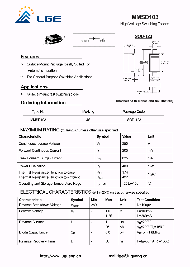 MMSD103_4613825.PDF Datasheet