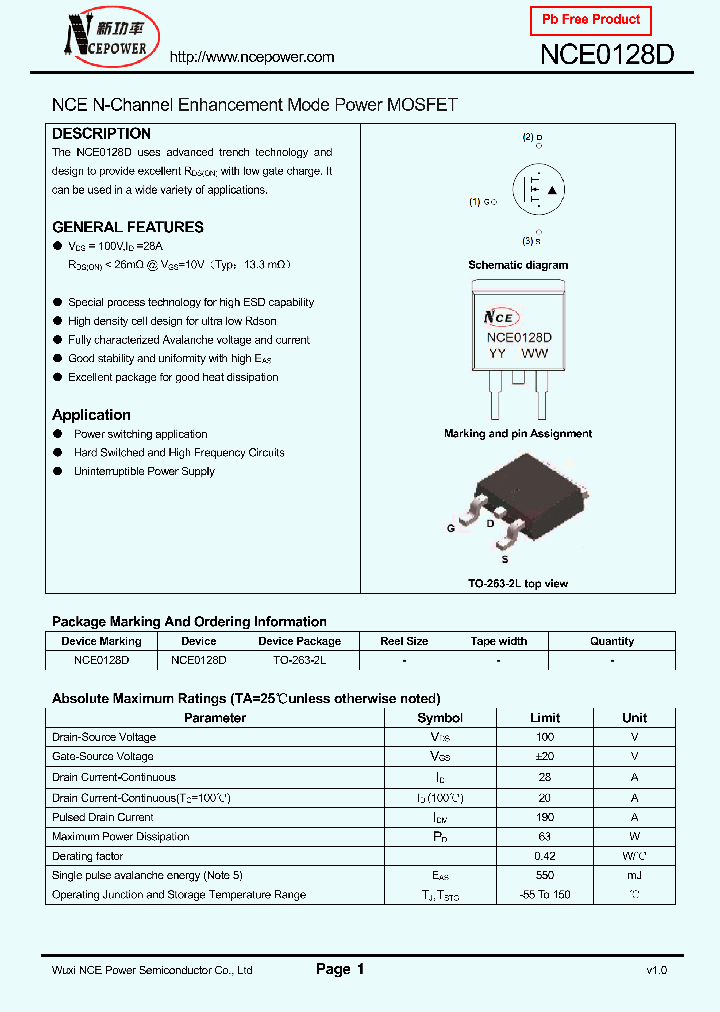 NCE0128D_4615258.PDF Datasheet