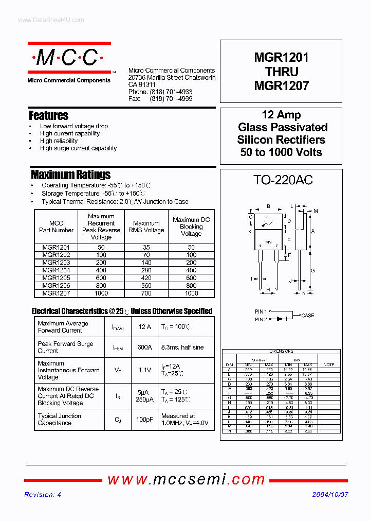 MGR1201_4620318.PDF Datasheet
