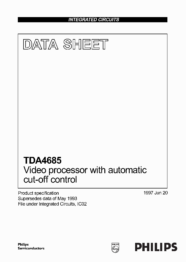 TDA4685_4630103.PDF Datasheet