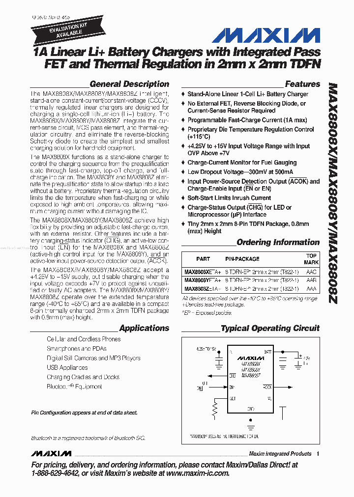 MAX8808X_4638457.PDF Datasheet