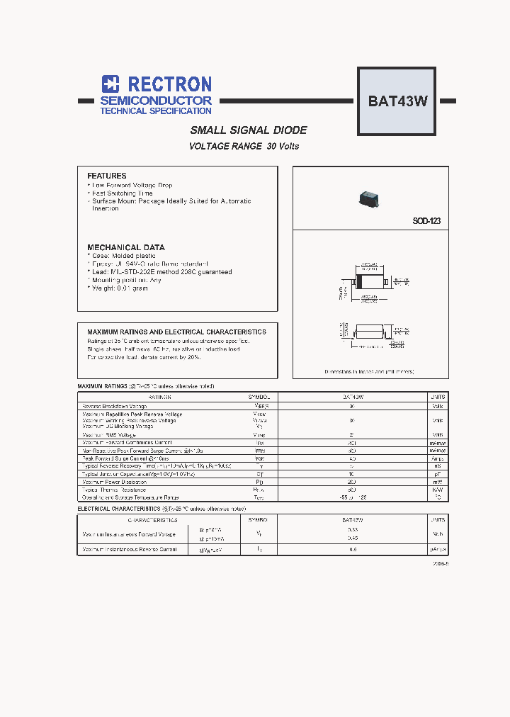 BAT43W_4639649.PDF Datasheet