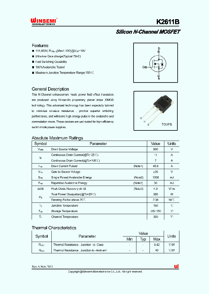 K2611B_4650915.PDF Datasheet