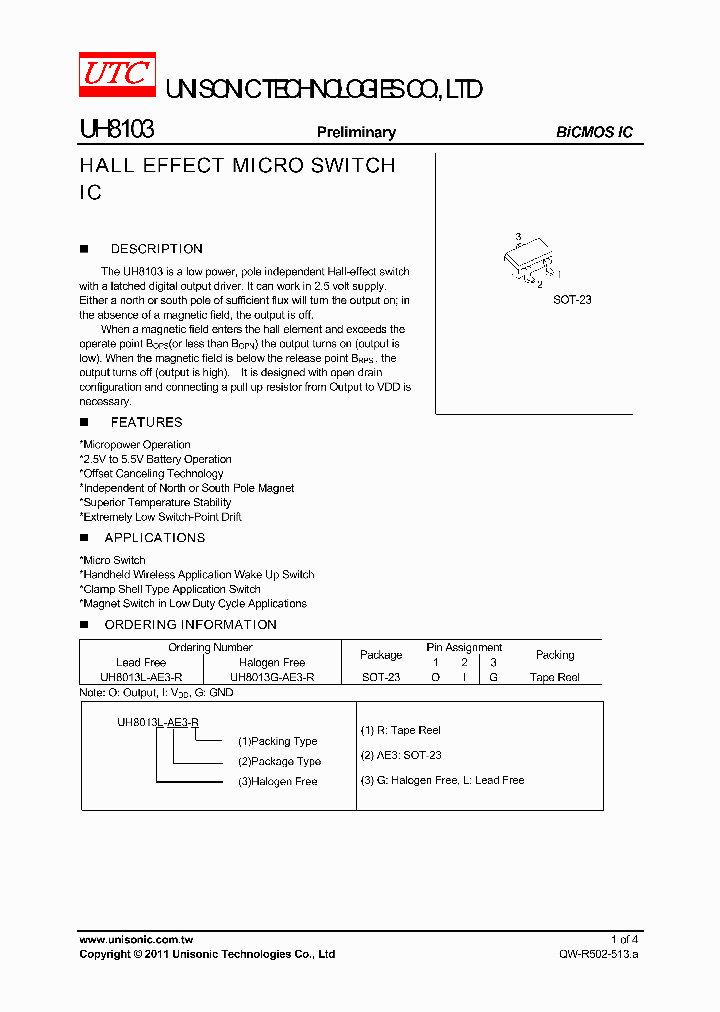 UH8013G-AE3-R_4656647.PDF Datasheet