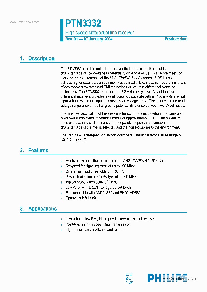PTN3332_4658626.PDF Datasheet