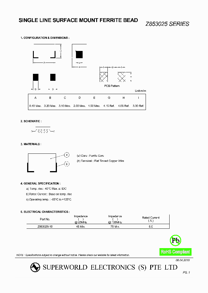 Z853025-1010_4659738.PDF Datasheet