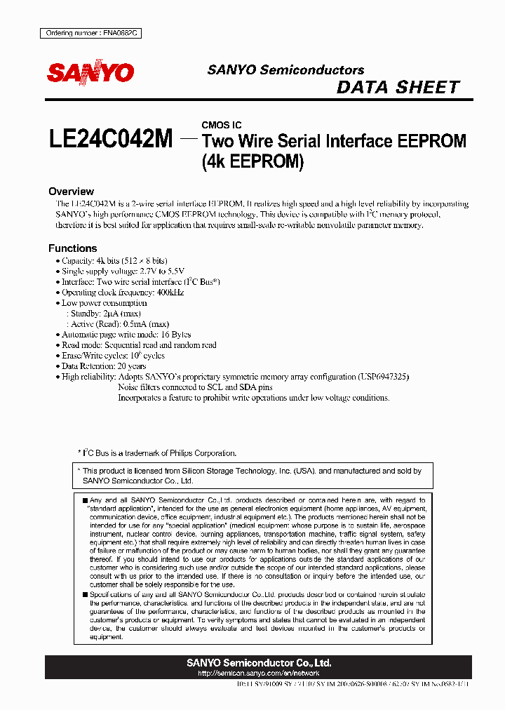 LE24C042M_4661378.PDF Datasheet