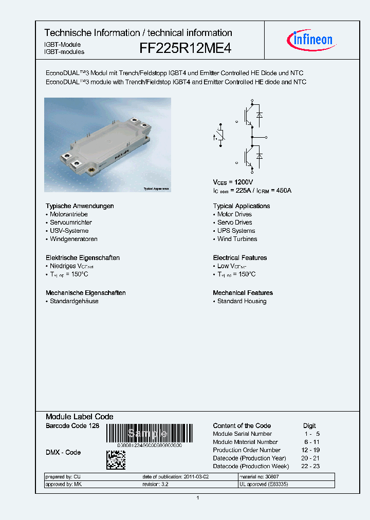 FF225R12ME4_4662469.PDF Datasheet