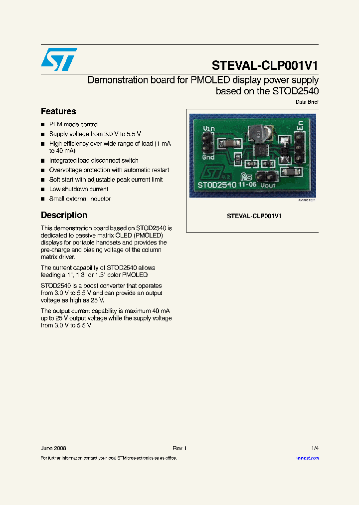 STEVAL-CLP001V1_4662806.PDF Datasheet