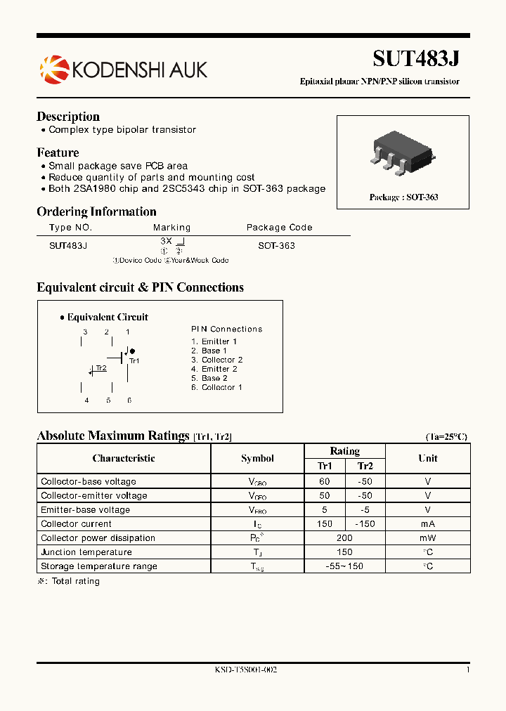 SUT483J_4664203.PDF Datasheet