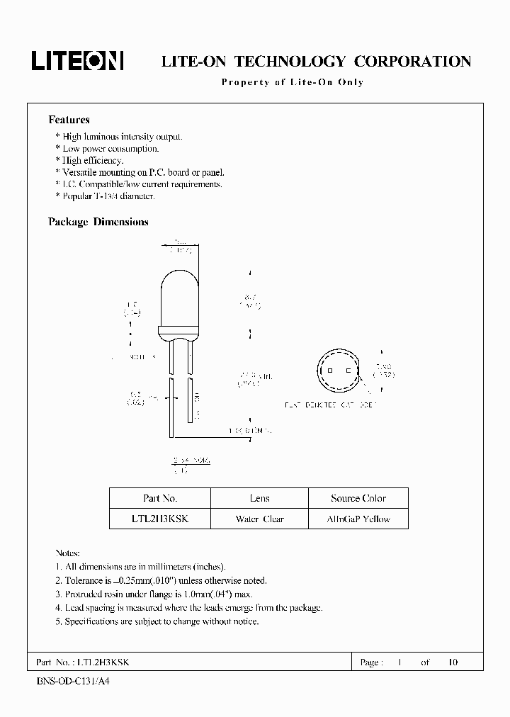 LTL2H3KSK_4676624.PDF Datasheet