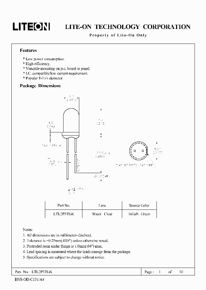 LTL2P3TGK_4677178.PDF Datasheet