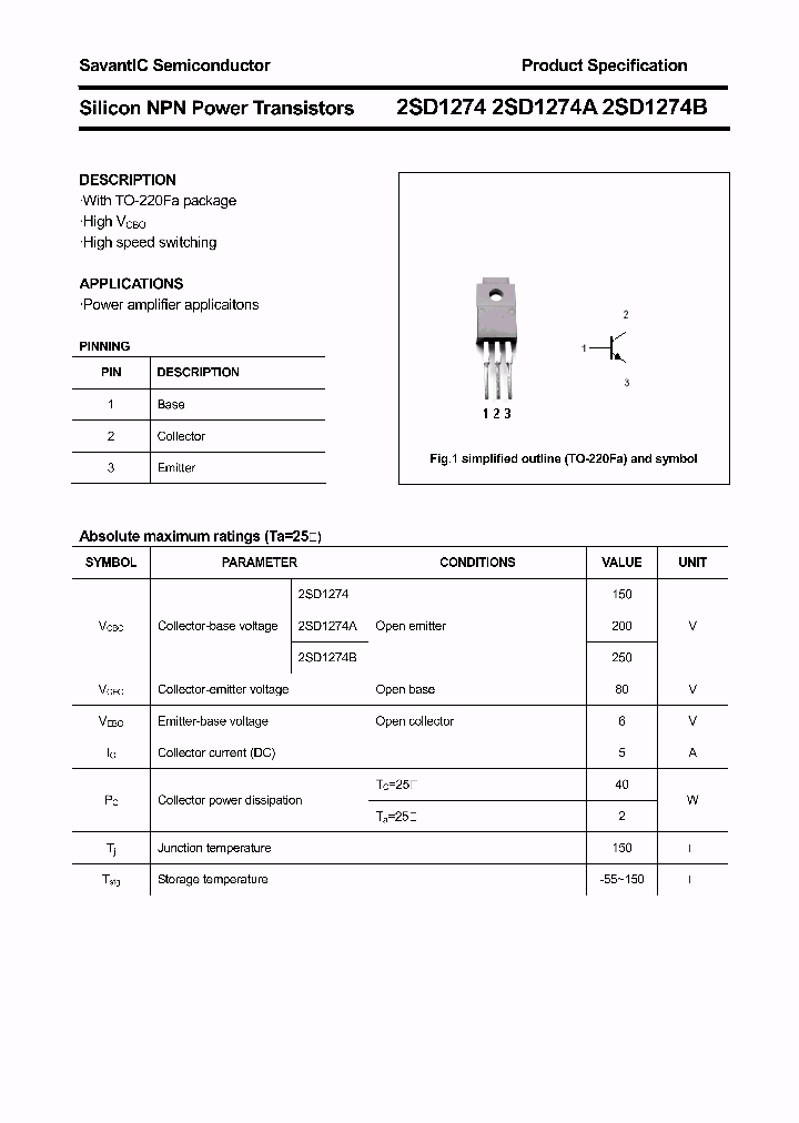 2SD1274A_4684523.PDF Datasheet