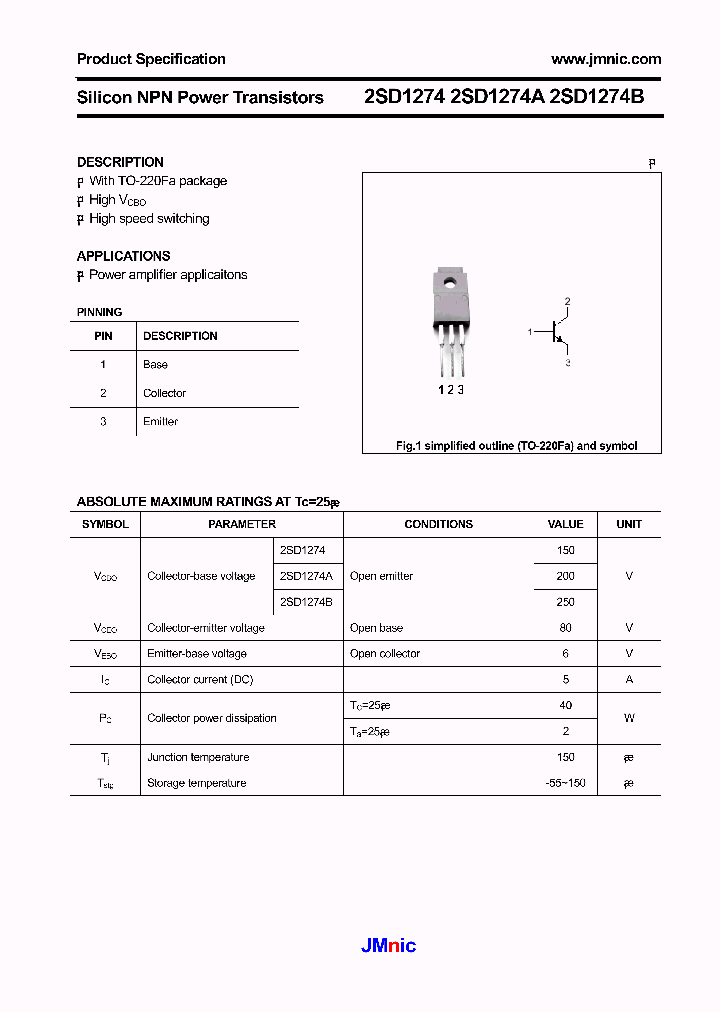 2SD1274_4684520.PDF Datasheet