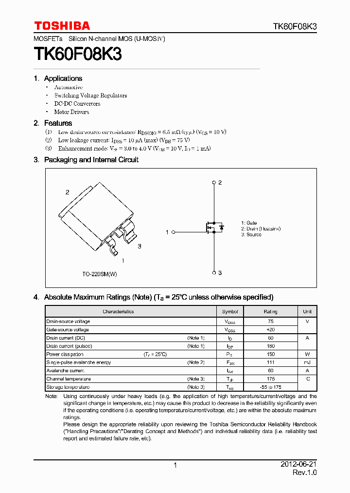 TK60F08K3_4690582.PDF Datasheet