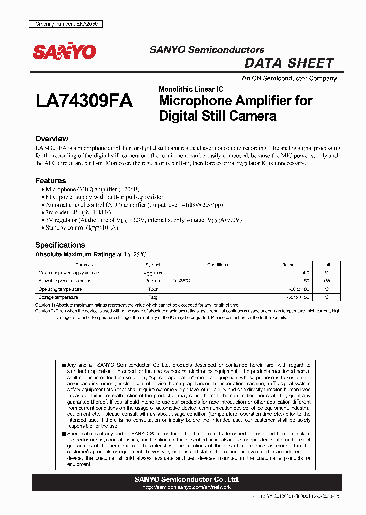 LA74309FA_4700040.PDF Datasheet