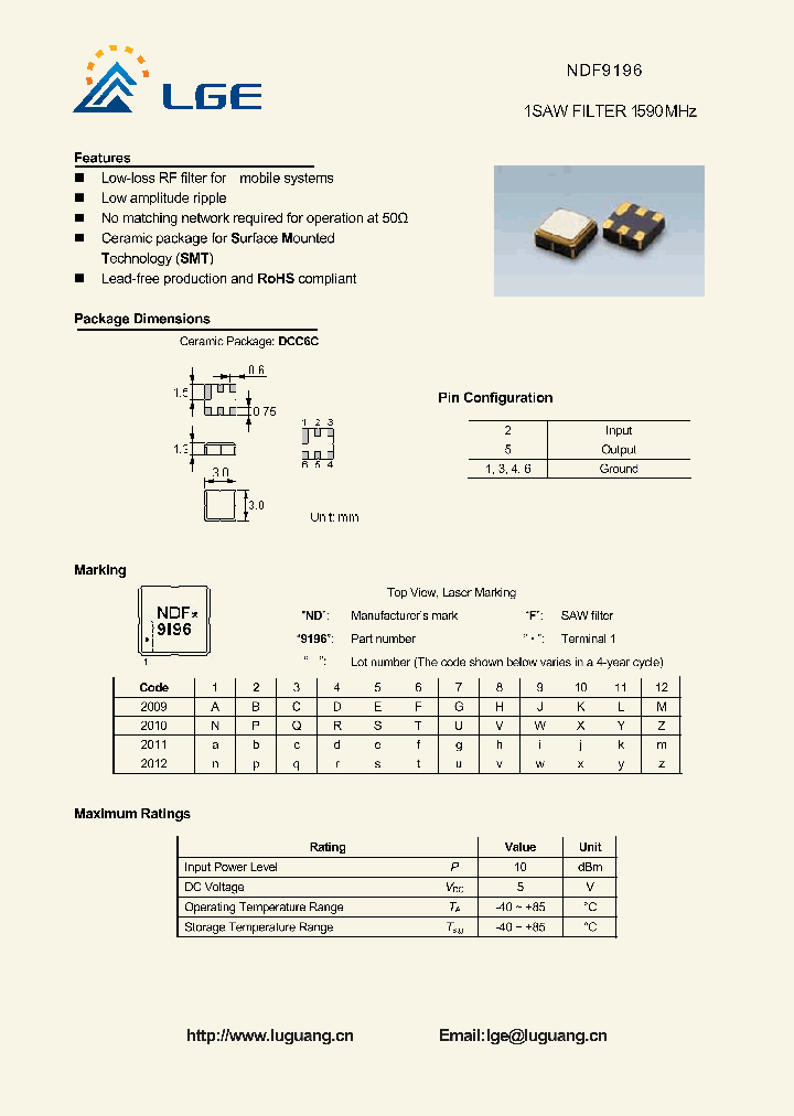 NDF9196_4702946.PDF Datasheet