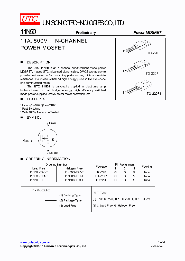 11N50_4714280.PDF Datasheet