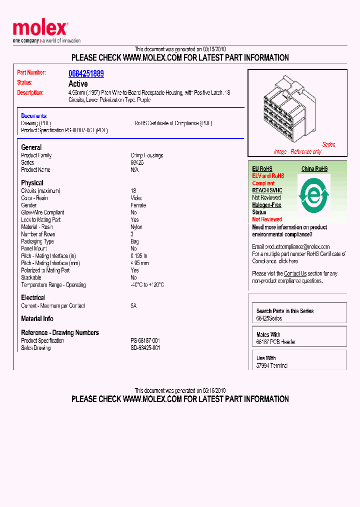 68425-1889_4722181.PDF Datasheet