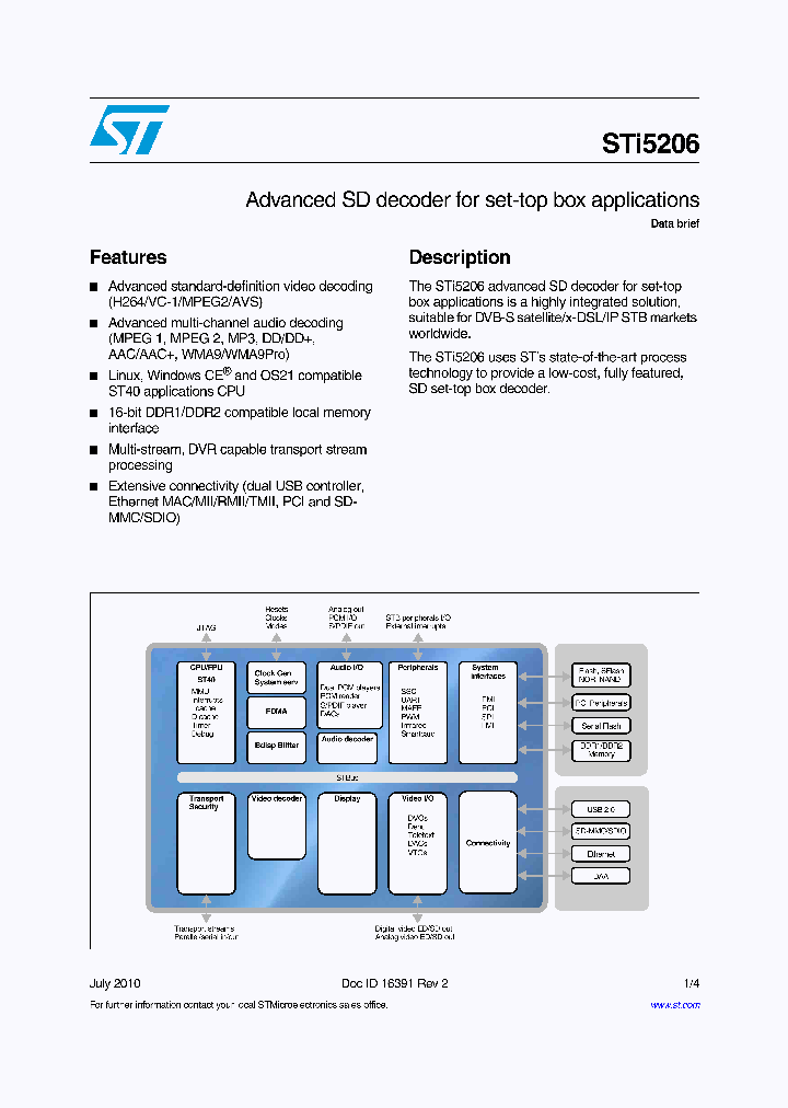 STI5206_4725524.PDF Datasheet