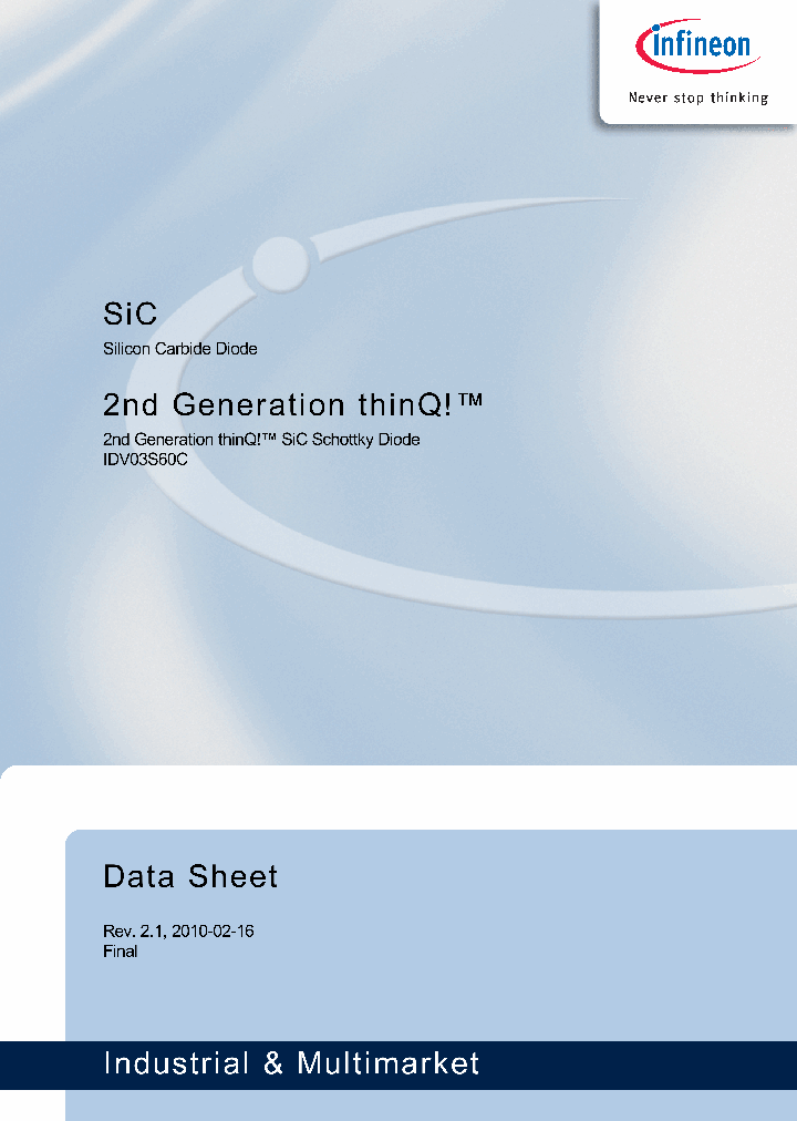 IDV03S60C_4730305.PDF Datasheet