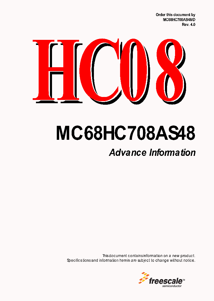 MC68HC708AS48_4731652.PDF Datasheet