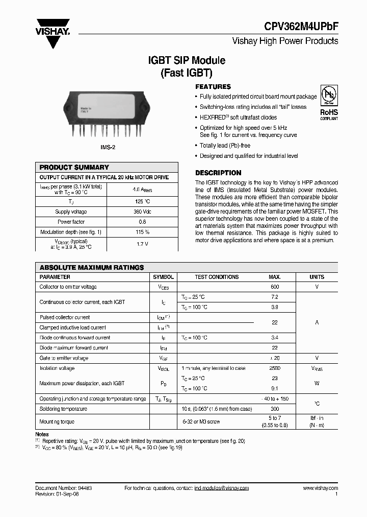 CPV362M4UPBF_4731754.PDF Datasheet