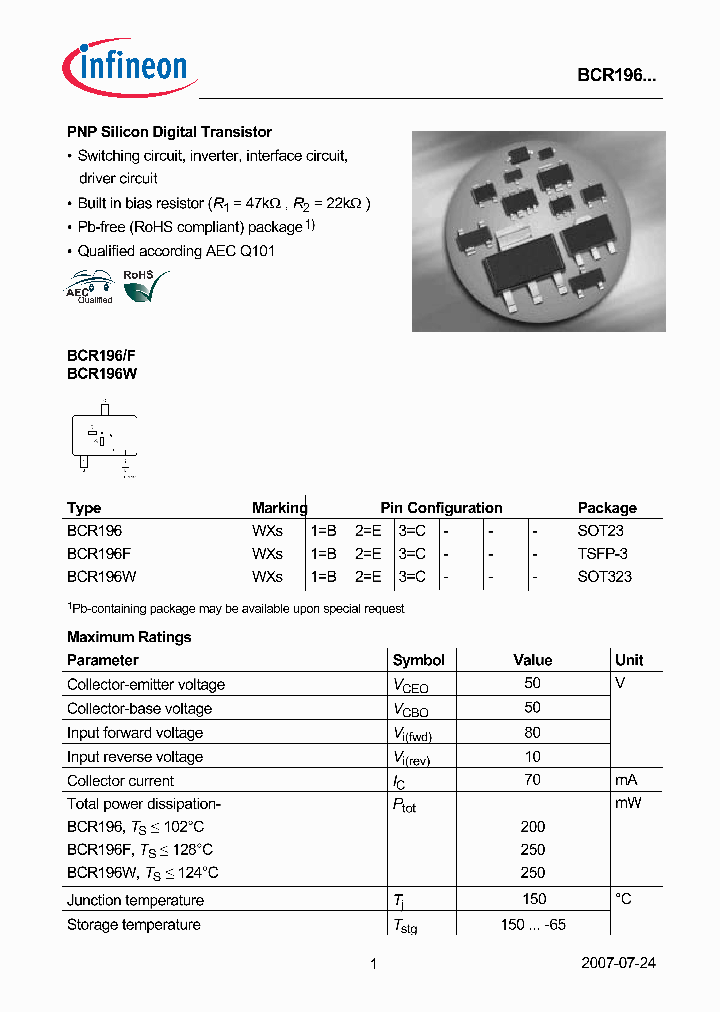 BCR19607_4732824.PDF Datasheet