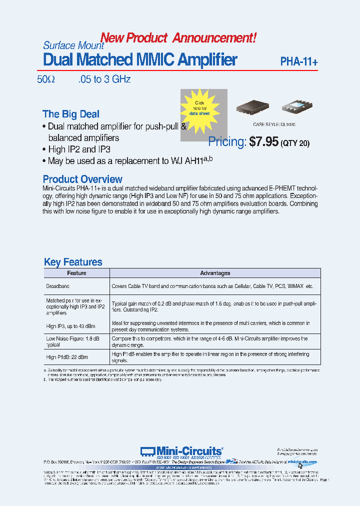 PHA-11_4741596.PDF Datasheet