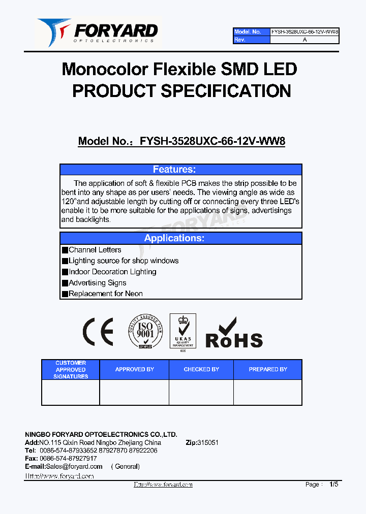 FYSH-3528UXC-66-12V-WW8_4746190.PDF Datasheet