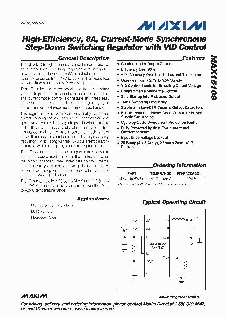 MAX15109_4748383.PDF Datasheet