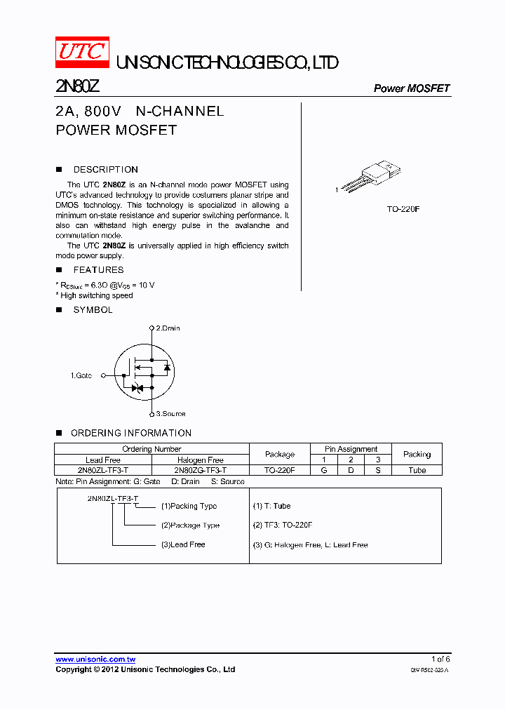 2N80Z_4773225.PDF Datasheet